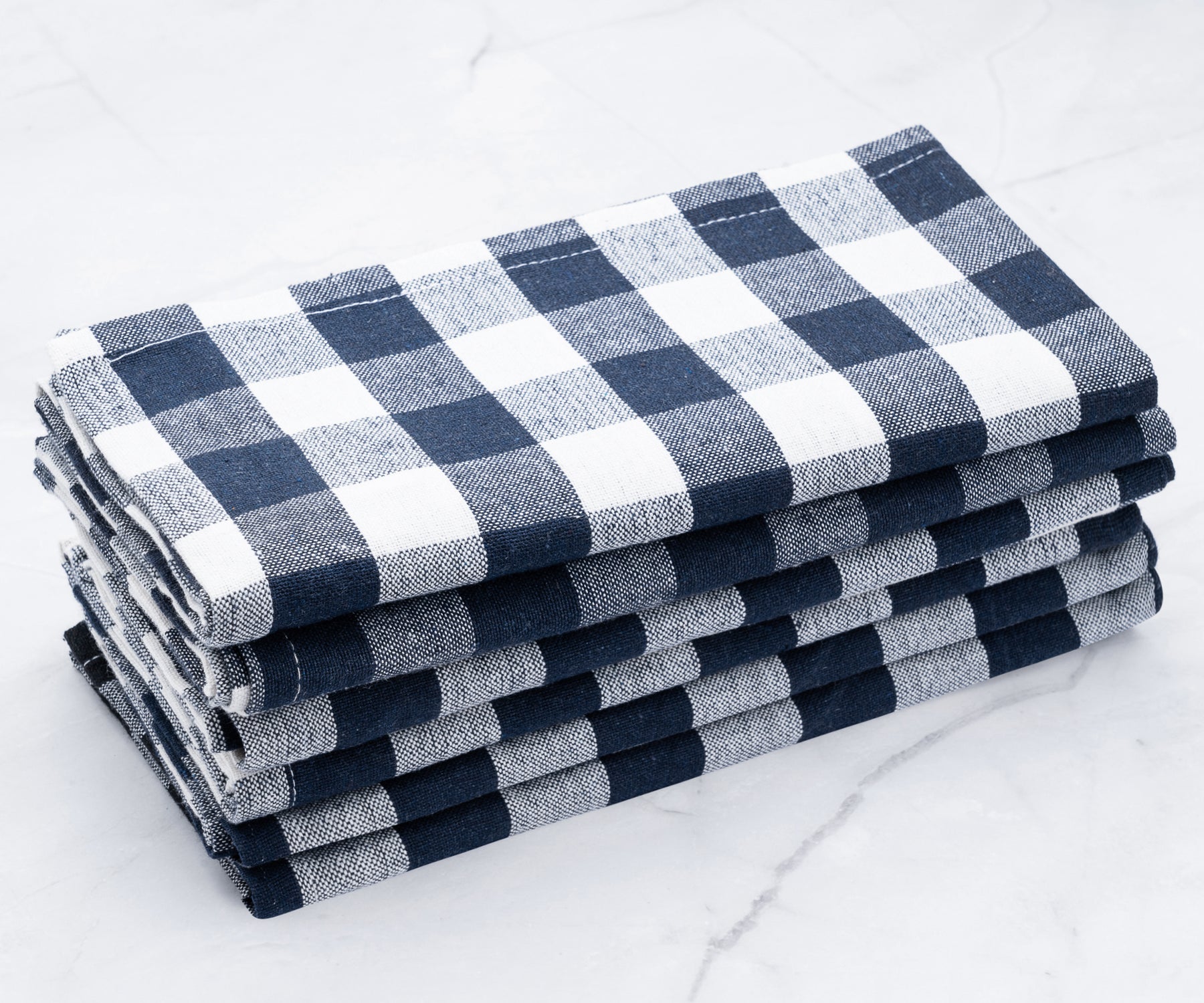 Premium blue cotton napkins in various colors and designs for versatile use.
