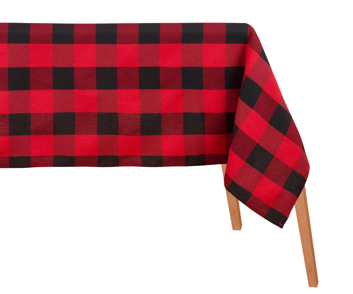 Rectangle tablecloth mitered corners for a luxurious look. 