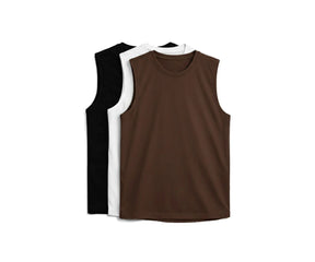 Men’s everyday sleeveless vests – soft cotton material
