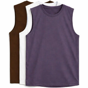 Men’s gym tank tops – breathable cotton fabric