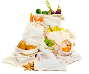 Bulk Muslin Bags Set of 8