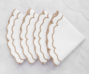 Simple and stylish beige cotton placemats for everyday use