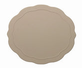 Classic Beige Table Mat – Soft Cotton Dining Placemat for Kitchen and Dining Room