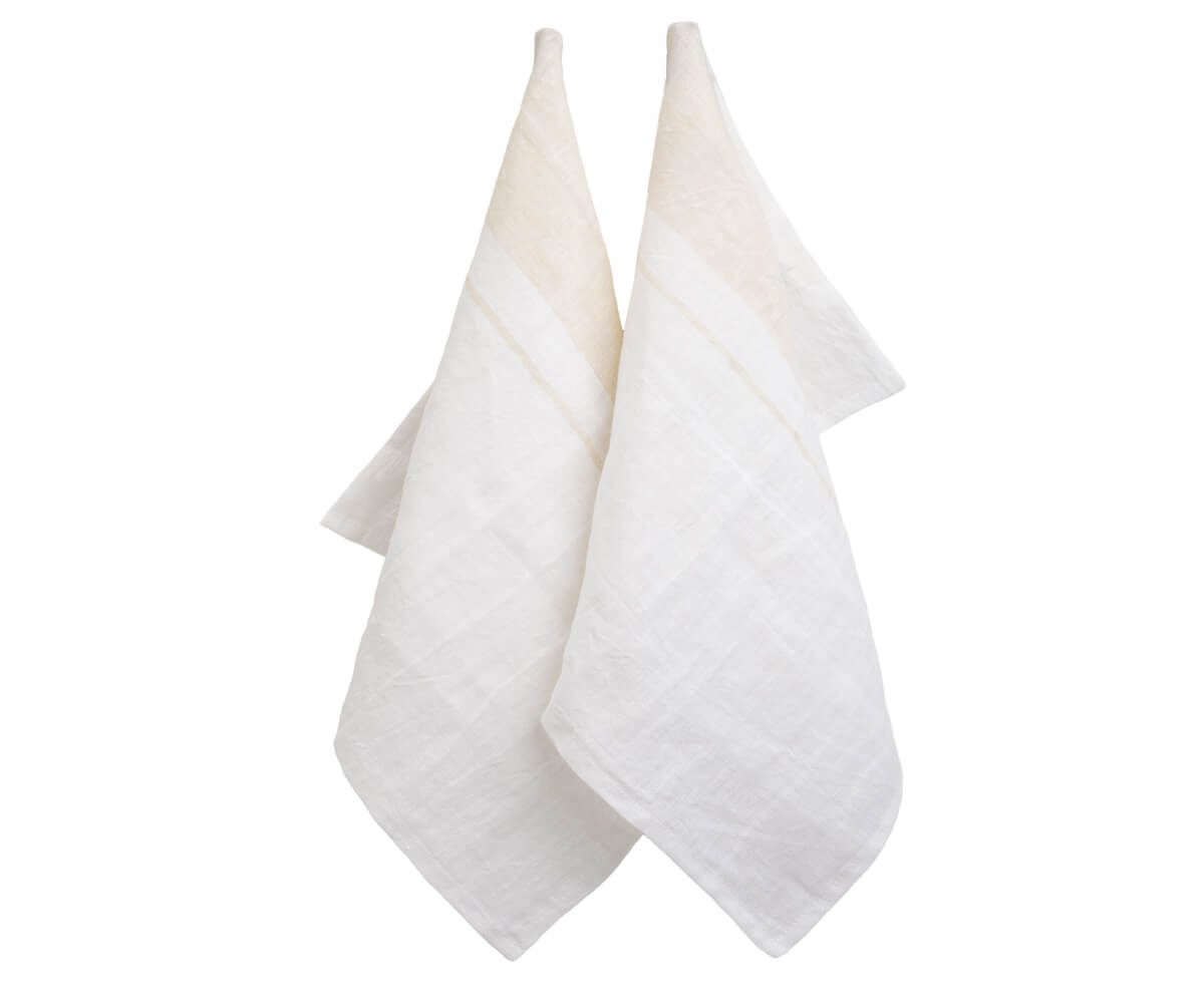 Large linen kitchen towels 18x28 inches for home and events