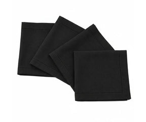 Soft natural linen cocktail napkins reusable cloth
