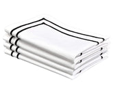 White dinner napkins