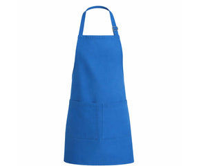 Blue apron  with two pockets, unisex cooking apron for men and women