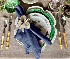 Linen napkins exude timeless elegance, adding a touch of sophistication to any table setting