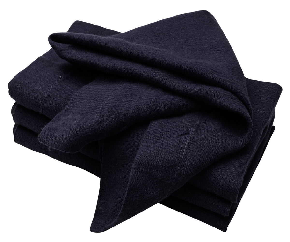 Blue Granite Linen Napkins