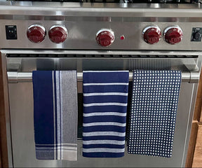 Stripe towel, perfect for modern kitchens with a minimalist vibe.