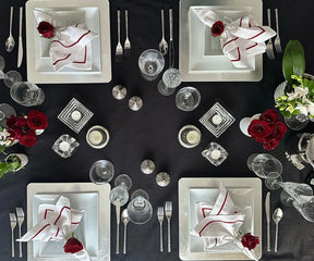 Dinner Napkins - White Cotton Napkins