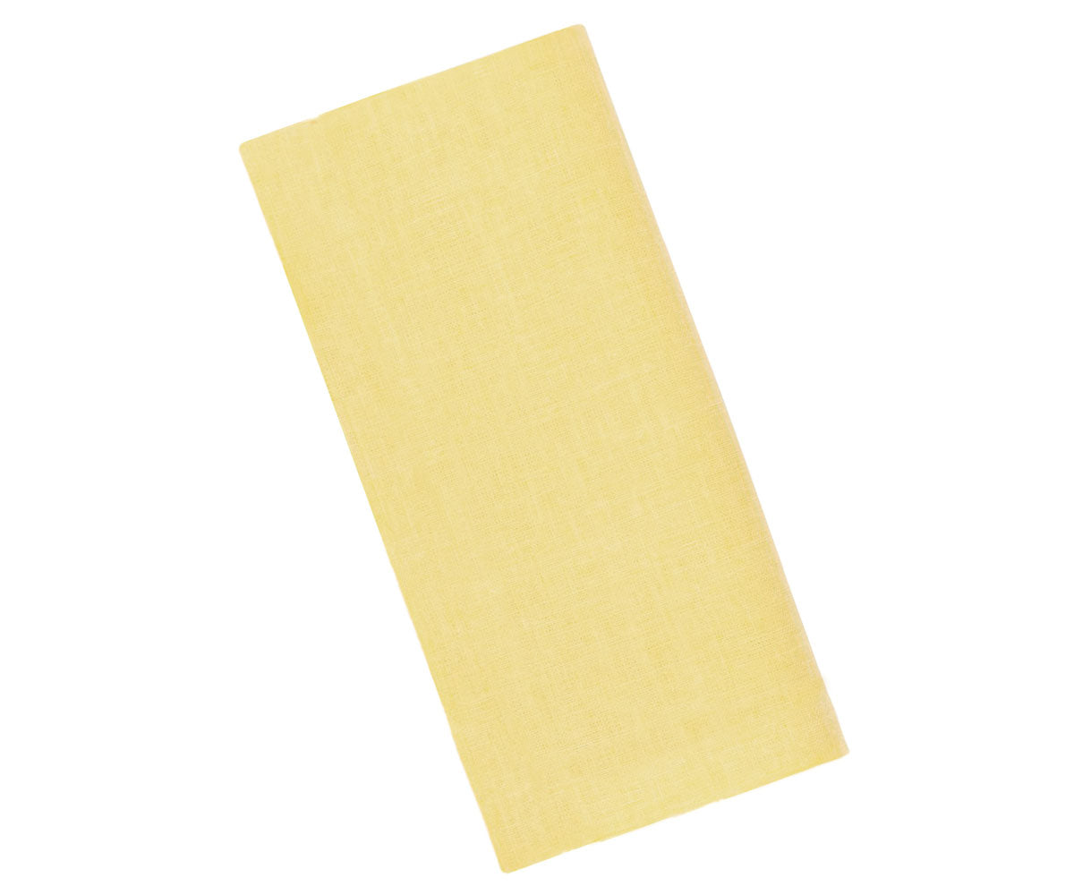 Close-up of cotton napkin texture showing fine weave