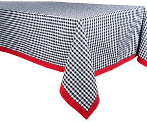 Rustic Red Check Tablecloth - Classic Country Dining Appeal