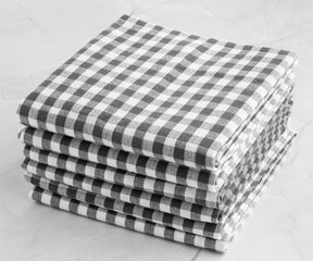 Plaid kitchen towels in various colors to suit your kitchen decor.