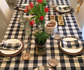 Black Cloth Tablecloth