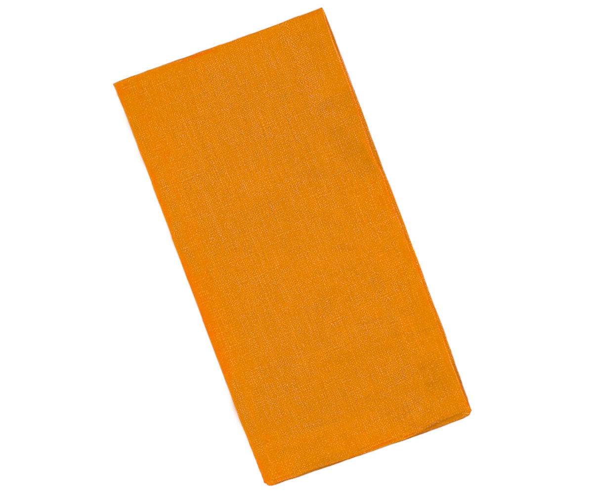 Set of reusable cotton napkins arranged for dining