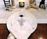 White Napkins Cloth - Victorian Napkins