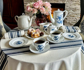 Find the right outdoor round tablecloth that combines style and durability for your patio.