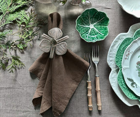 linen napkins are easy to care for and become softer with each wash. 