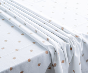 Metallic Copper Tablecloth