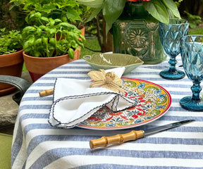 Cloth Napkins - Wedding Napkins - Shell Edge Napkin