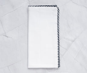 Cloth Napkins - Wedding Napkins - Shell Edge Napkin