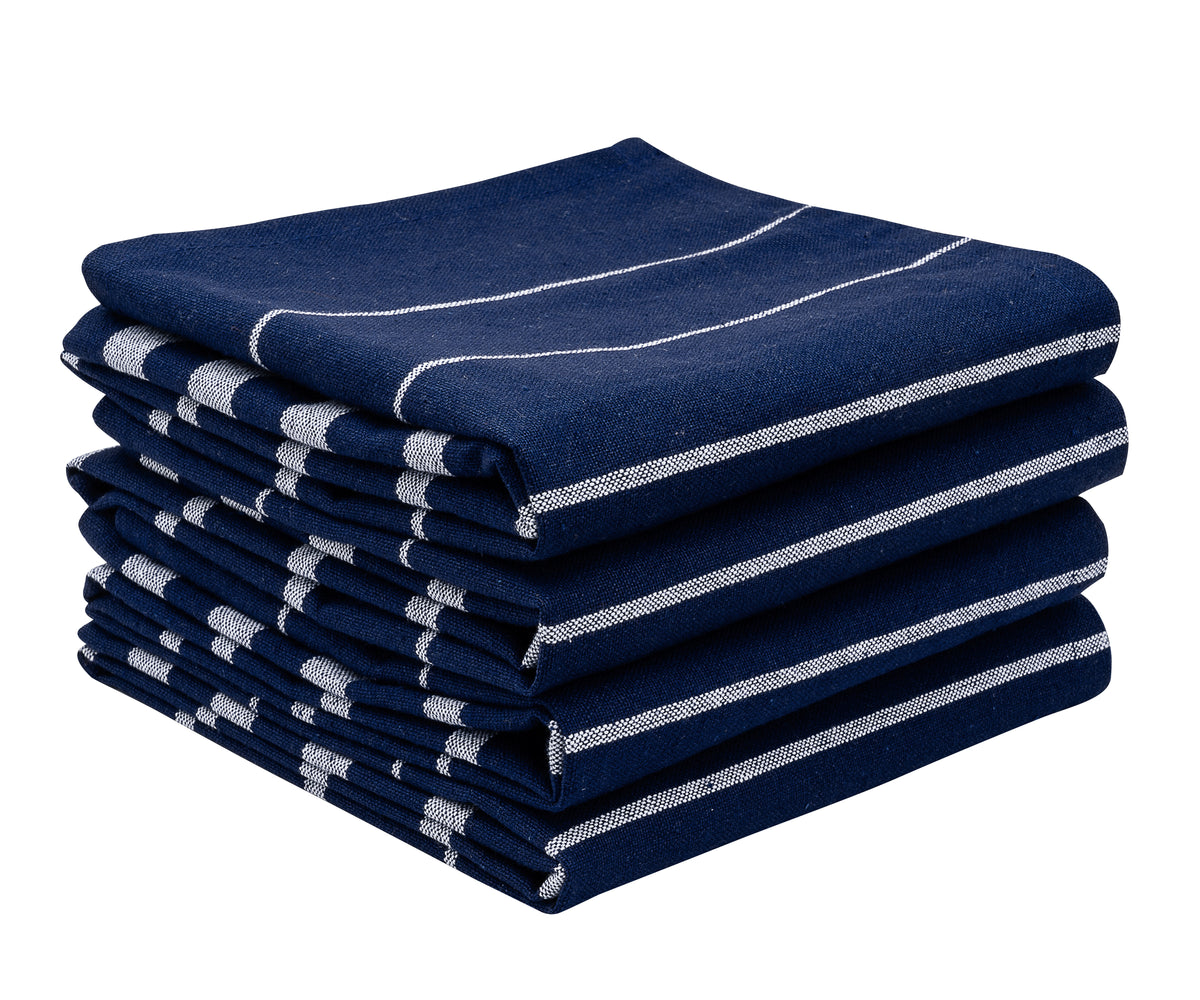 Blue kitchen hand towel, essential for quick drying and convenience in the kitchen.