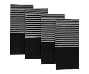 Blue kitchen towels in vibrant shades for a cheerful kitchen ambiance.