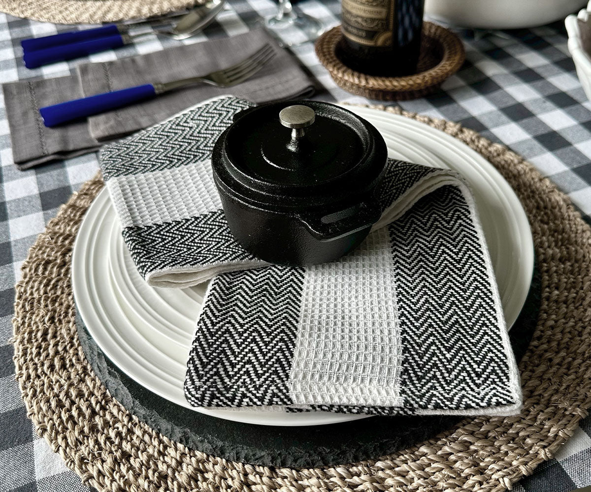 Spooky Halloween dish towels, adding a festive touch to your kitchen during the holiday season.