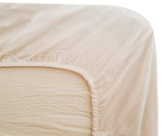 Fitted bed sheets 100% cotton provide exceptional softness and durability for any bed size.