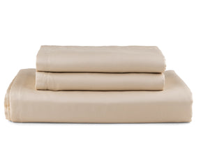 Durable flat bed sheet with smooth finish, perfect for layering, protecting mattresses, and enhancing sleep quality.