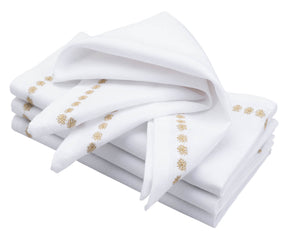 Cloth Napkins For Wedding - Embroidered Napkins