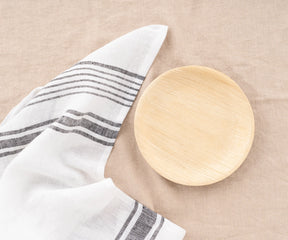 French Stripe Linen Dish Towels - Set of 2