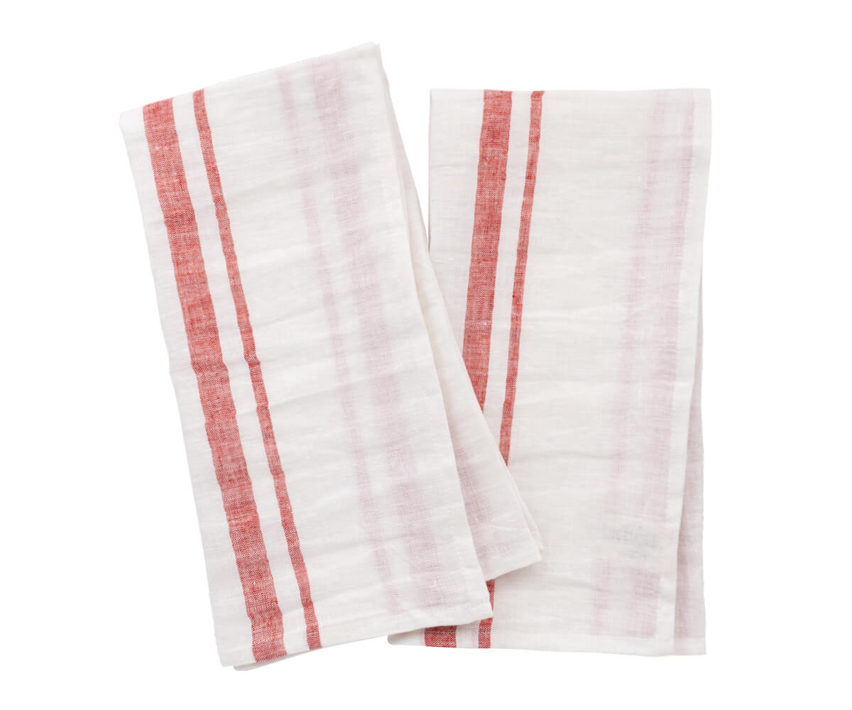 Classic linen fabric towels for timeless home décor