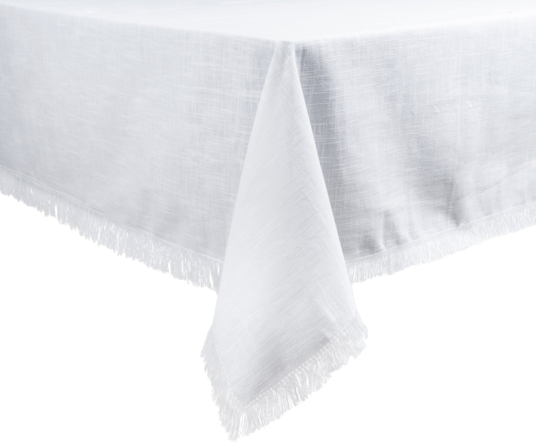 Incorporating white tablecloths enhances the ambiance, allowing décor and cuisine to shine harmoniously, regardless of the occasion.Festive and bright Christmas round tablecloth to beautify your holiday dining