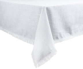 Incorporating white tablecloths enhances the ambiance, allowing décor and cuisine to shine harmoniously, regardless of the occasion.Festive and bright Christmas round tablecloth to beautify your holiday dining