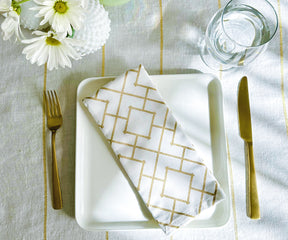 printed napkins add a touch of elegance and style to any event