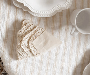 Cotton Napkins - Lace Napkins