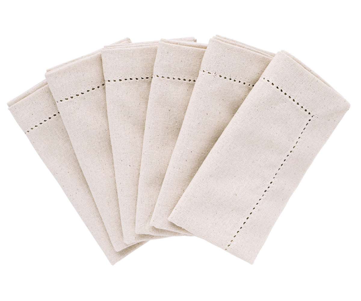  these cotton napkins are highly absorbent, making them practical for everyday use as well as special occasions