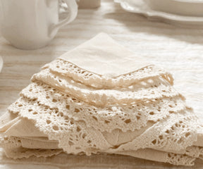 Cotton Napkins - Lace Napkins