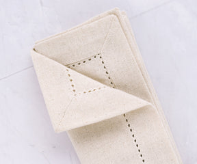 Custom Natural Cloth Napkins - Personalized Napkins