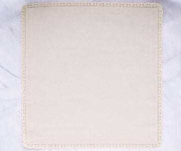 Stitched Line Design Cotton Blend Napkins (Set of 4) - On Sale