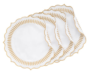 Round placemats to protect your table and add style to your dining setting.