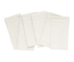 Chic and stylish beige linen napkins, perfect for enhancing your dining decor."