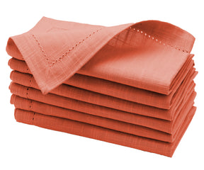 Rich Rust-Colored Cloth Napkins - Perfect for Any Occasion