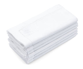 white cloth napkins, dinner napkins, white linen napkins, wedding napkins, white napkins, linen napkins, cotton napkins bulk, hemstitch linen napkins