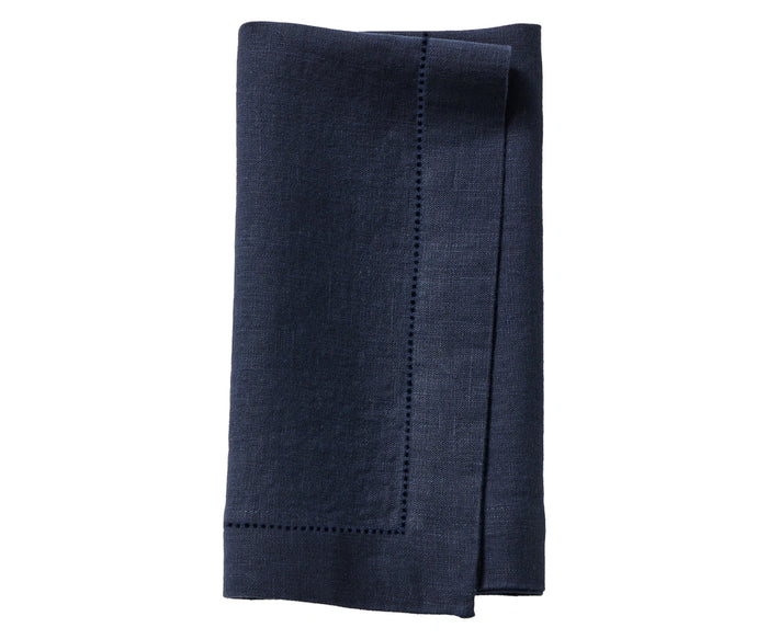 Elegant indigo cloth napkin – reusable, eco-friendly linen napkin for everyday dining