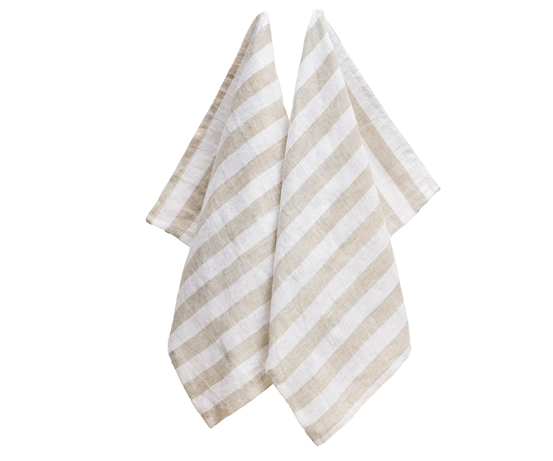 Soft and absorbent beige hand towel for kitchen use
