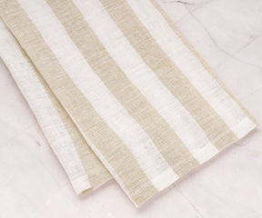 Elegant beige linen towels for everyday kitchen tasks