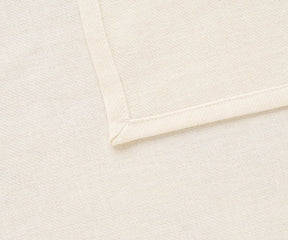 Soft absorbent cotton napkins pairs well with neutral tablecloths